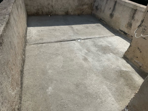 Photo de galerie - Rénovation terrasse après dalle treillis soudé fibres 