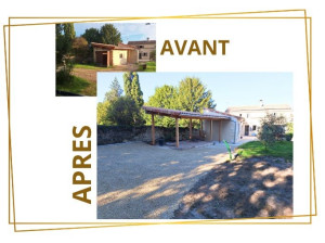 Photo de galerie - Démolition d'un garage et aménagement cours extérieur