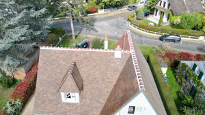 Photo de galerie - Travaux terminés, résultat attendus, d’une toiture, désinfecté, nettoyer et hydrofuge, reprise des joints de faîtière