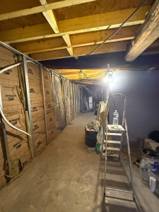 Photo de galerie - Isolation intérieur laine de verre 