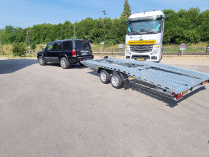 Photo de galerie - Je loue 2 remorques double essieux 