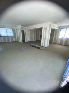 Photo de galerie - Rénovation du salle en placo et pose de menuiserie 