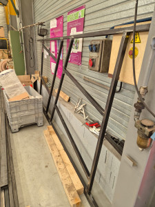 Photo de galerie - Portail en cours de fabrication 