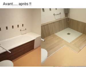 Photo de galerie - Rénovation salle de bain 