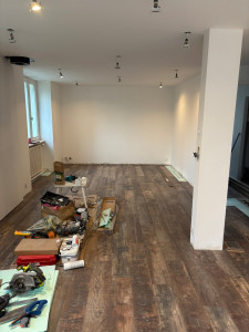 Photo de galerie - Pose de parquet flottant