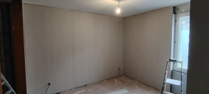 Photo de galerie - ?️ Je réalise vos travaux en placo : cloisons, isolation, plafonds, faux plafonds et décorations sur mesure. Travail propre,   soigné et finitions de qualité. ? N’hésitez pas à me contacter pour votre projet ! 
