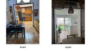 Photo de galerie - Travaux de placo-plâtre, peinture et parquet