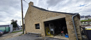 Photo de galerie - Restauration façade et cheminée 