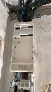 Photo de galerie - Installation coffret RJ45