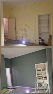 Photo de galerie - Remplacement de tapisseries.