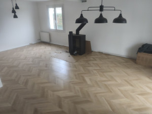 Photo de galerie - Pose de parquet 