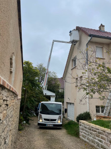 Photo de galerie - Intervention avec nacelle 