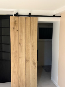Photo de galerie - Pose de porte coulissante