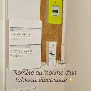 Photo de galerie - Remplacement tableau électrique 
