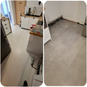 Photo de galerie - Pose de parquet - Revêtement de sol