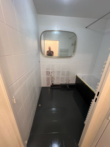 Photo de galerie - Rénovation Salle De Bain en résine époxy