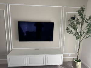 Photo de galerie - Décoration baguettes moulures 