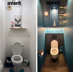 Photo de galerie - Rénovation de wc 