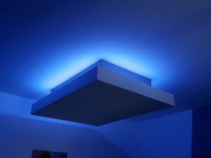 Photo de galerie - Création caisson placo avec lumière d'ambiance 