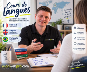 Photo de galerie - Cours de langues : Français - Anglais - Portugais