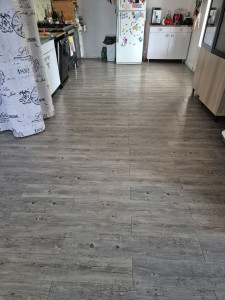 Photo de galerie - Pose de lamelle de Lino autocollant