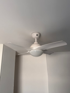 Photo de galerie - Installation ventilateur de plafond 