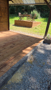Photo de galerie - Terasse en bois exotique