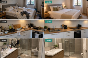 Photo de galerie - Prestation de ménage Airbnb 