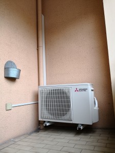 Photo de galerie - Installation climatisation / pompe à chaleur Mitsubishi 