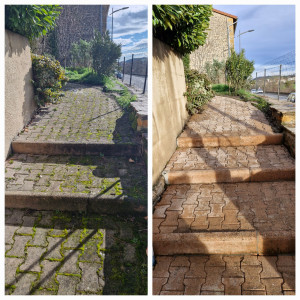 Photo de galerie - Nettoyage terrasse