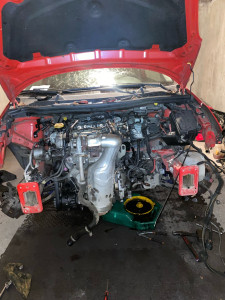 Photo de galerie - Replacement moteur complet OPEL Corsa 1,3 suite à casse de la chaîne.