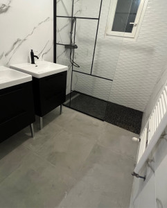 Photo de galerie - Réfection complète d'une salle de bain 5,2m2