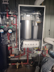 Photo de galerie - Mise en service d'une chaudière gaz condensation de 70kw 