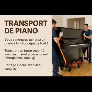 Photo de galerie - Transport de piano 