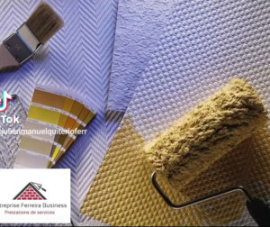 Photo de galerie - Application peinture primaire et finition dans tout type de support 