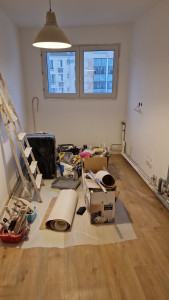 Photo de galerie - Pose de lino 