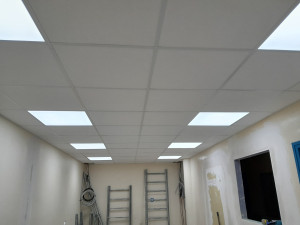 Photo de galerie - Création ouverture, faux plafond dalle 60*60