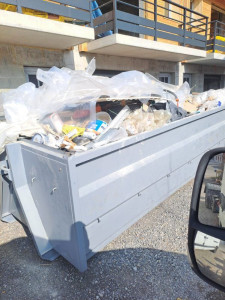 Photo de galerie - Fin de chantier du btp evacuation complet de déchets et gravats 