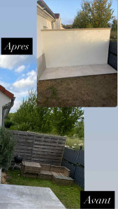 Photo de galerie - Le mur et la terrasse 