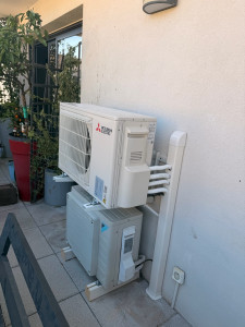 Photo de galerie - Groupe extérieur Bi split Mitsubishi 