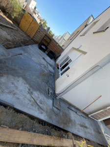 Photo de galerie - Coulage dalle béton 28m2