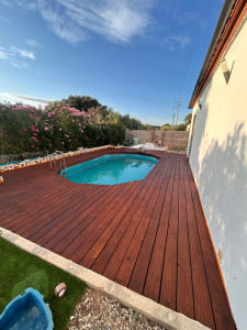 Photo de galerie - Pose d’une terrasse en bois 