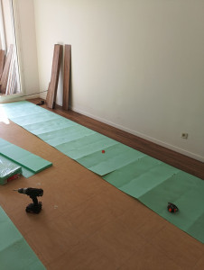 Photo de galerie - Pose de parquet en bois 