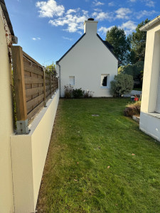 Photo de galerie - Application de la couche d’impression et de deux couches de finition 