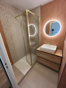 Photo de galerie - Rénovation sdb entière 