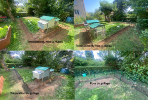 Photo de galerie - Assemblage d'un poulailler en kit (1)