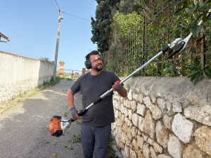 Photo de galerie - Aujourd’hui, taille de haie avec mon associé à Marseille