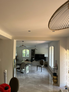 Photo de galerie - Finition plafond, mur, rénovation d’intérieur