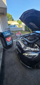 Photo de galerie - Nettoyage moteur hydrogène sur cette mercedes