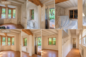 Photo de galerie - Remise en état des murs et mise en peinture